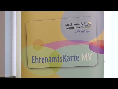 MV: Landesweite Ehrenamtskarte kommt ab 15. August