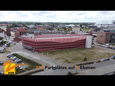 Modernes Parkhaus in Wismar