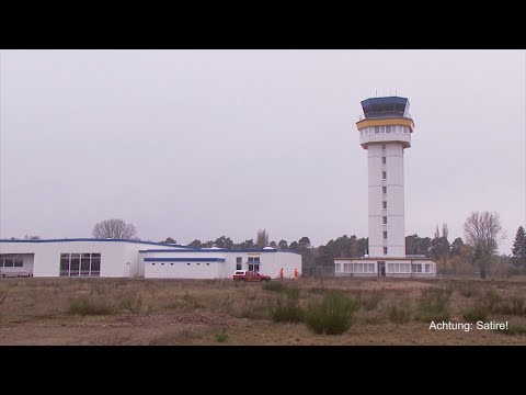 Parchim bekommt weltweit ersten CO²-neutralen Flughafen (Satire)