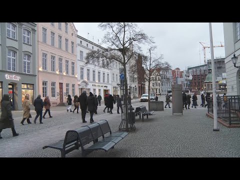 Spaziergang gegen Corona-Maßnahmen in Wismar