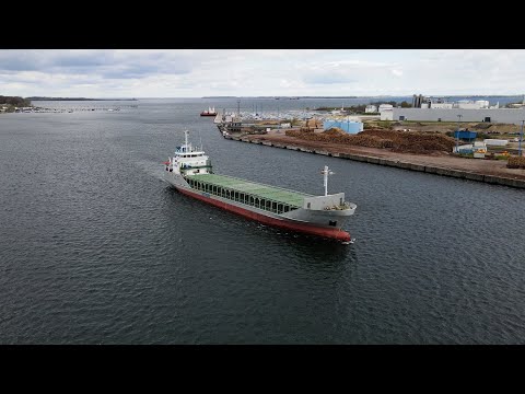 Hafenreport: Ein Schottischer Stückgutfrachter im Wismarer Hafen