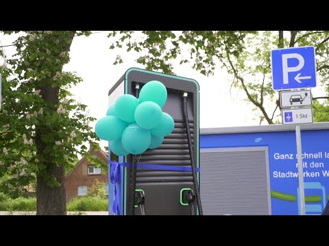 Stadwerke Wismar eröffnen eine Hypercharge Ladestation