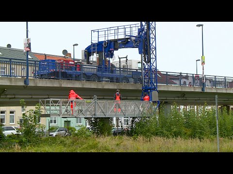 Hochbrücke Wismar wird auf TÜV geprüft