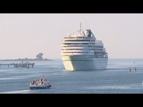 Hafenreport Wismar: Kreuzfahrtschiff MS Amera zu Besuch