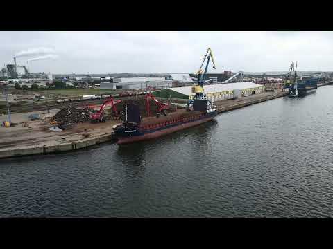 Hafenreport Wismar: Frachtschiff RIX ALLIANCE im Hafen!