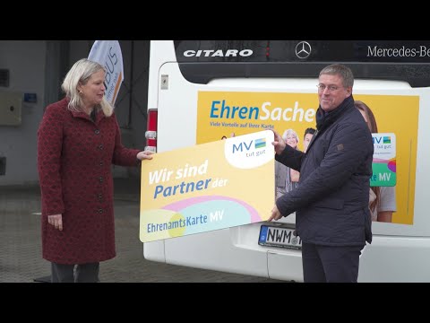 NAHBUS ist offizieller Partner der Ehrenamtskarte M-V