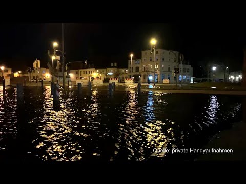 Hochwasser in Wismar höher als angenommen