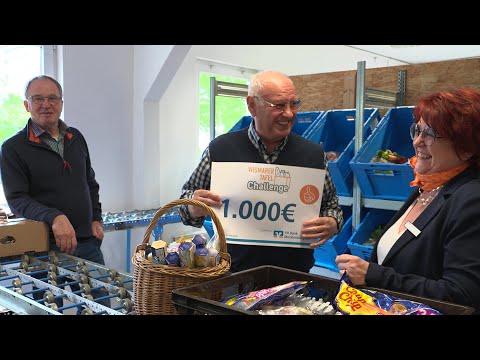 VR Bank Mecklenburg nimmt an Tafel-Challenge teil