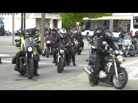 MV-Spezial: 200 Biker fahren für Frieden, Demokratie und Toleranz durch M-V