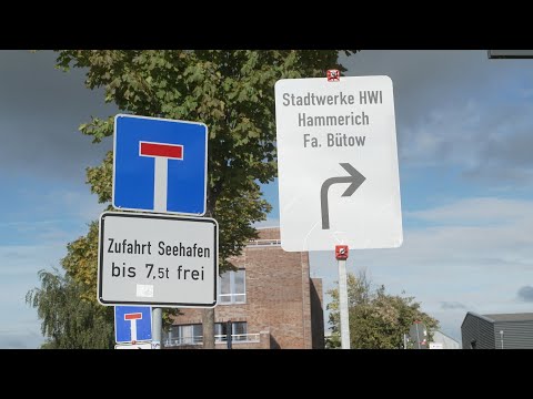 Schilderwald Baustelle: Hammerich & Stadtwerke weiter erreichbar