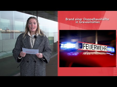 Kurznachrichten: Brand einer Doppelhaushälfte in Grevesmühlen