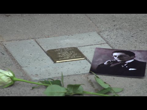 Stolpersteine gedenken an Fritz Stein und Familie Rosenberg