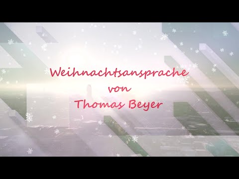 Wismars Bürgermeister Thomas Beyer wünscht Frohe Weihnachten