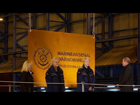 MV Spezial: Verteidigungsministerin weiht Marinearsenal „Warnowwerft“ ein