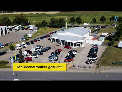 Werbung: Kfz-Mechatroniker beim Autohaus Hartwig