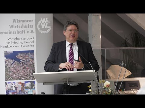 Wirtschaftstreffen in Wismar mit Minister Reinhard Meyer