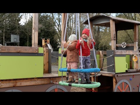 Spielplatz “Grüner Bahnhof Lindengarten” eröffnet