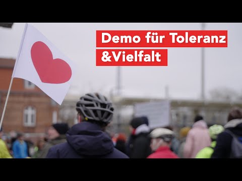 Wismar demonstriert für Toleranz & Vielfalt