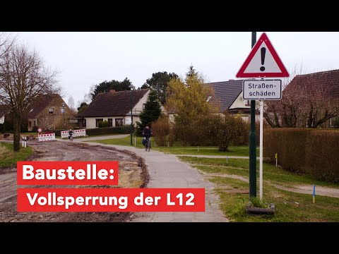 Vollsperrung auf der L12