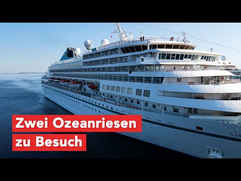 Doppelanlauf: Zwei Kreuzfahrtschiffe in Wismar