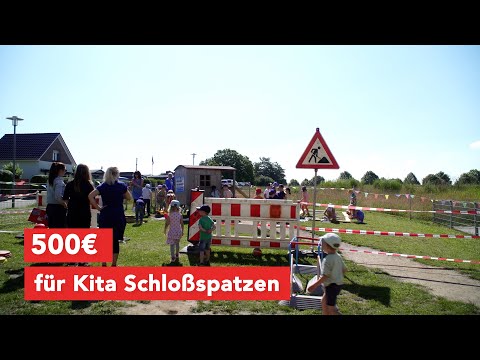 Bewegungslandschaft für die Kita Schloßspatzen in Klütz