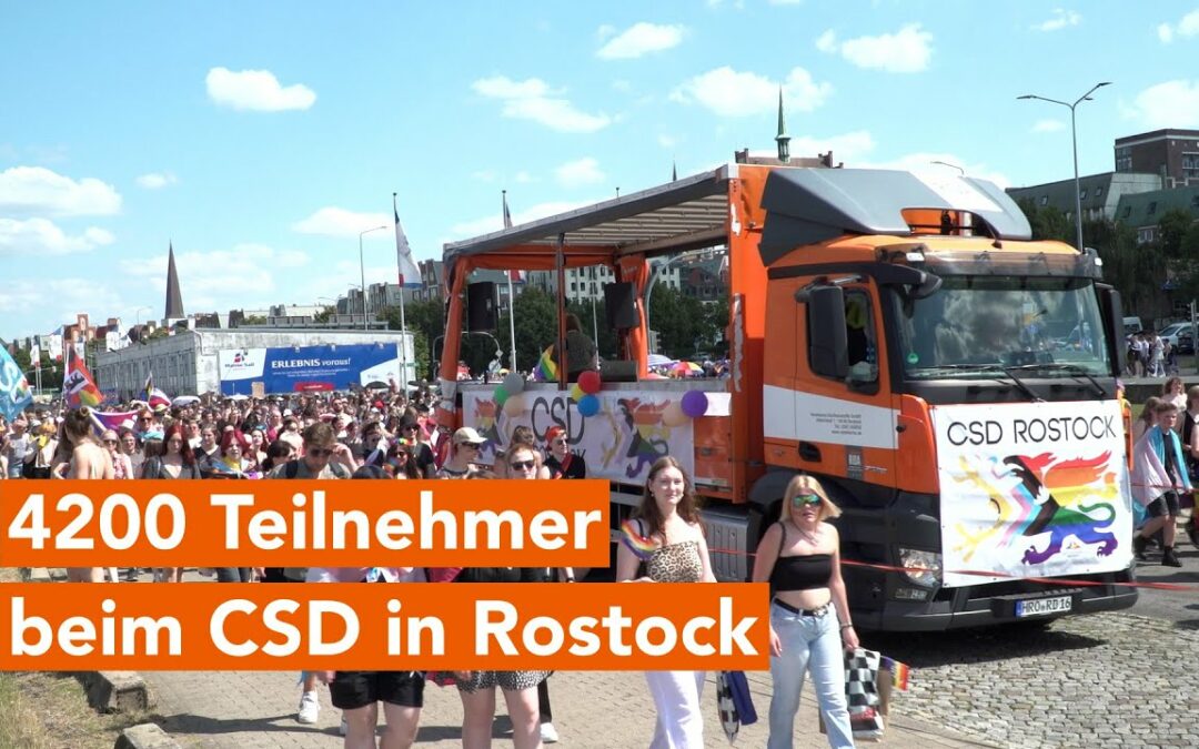 Vielfalt tut gut – 4200 Teilnehmende beim CSD in Rostock