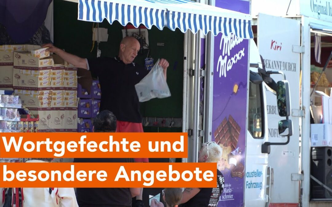 Marktschreier sorgten für beste Stimmung am Stadthafen