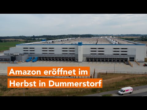 Bis zu 1000 neue Arbeitsplätze: Amazon Logistikzentrum Dummerstorf eröffnet im Herbst