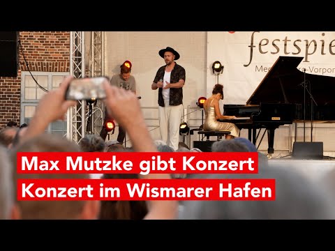 Max Mutzke gibt Konzert im Wismarer Hafen