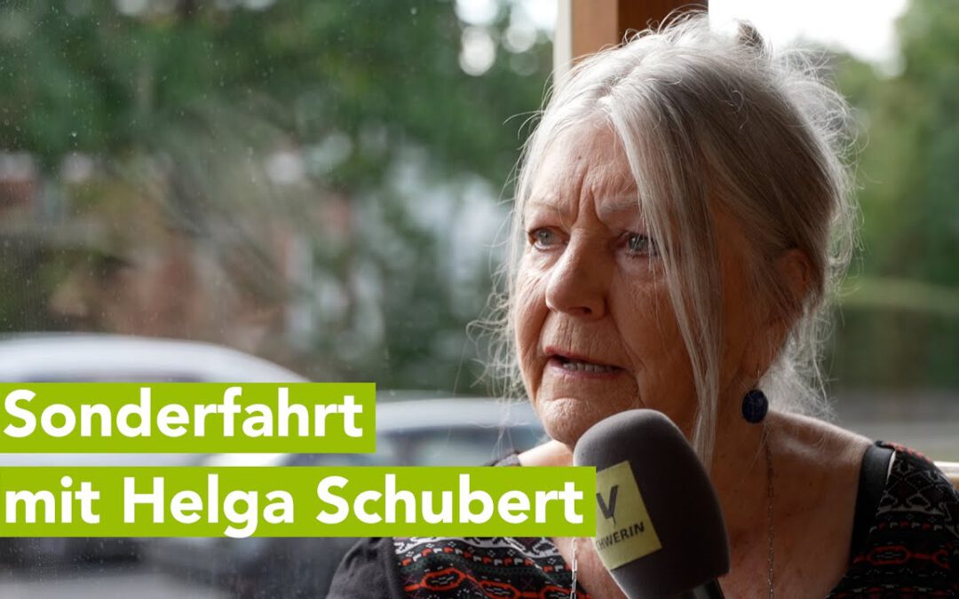 Vom Einsteigen – Sonderfahrt Schwerin mit Schriftstellerin Helga Schubert