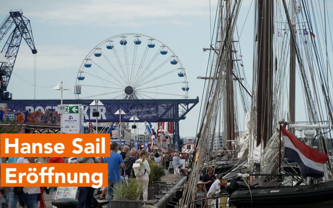 Start des maritimen Traditionsfestes – die Hanse Sail ist gestartet!