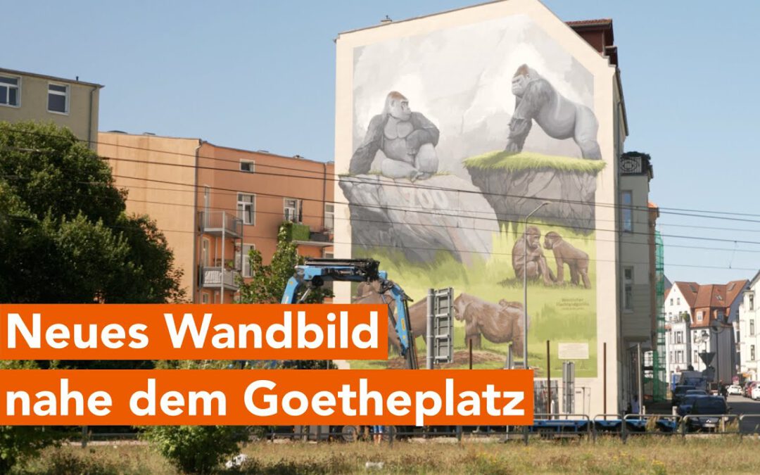 Neues Wandbild nahe dem Goetheplatz