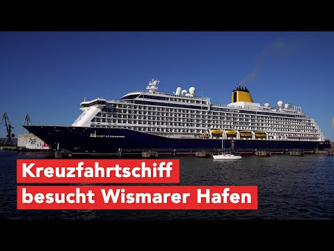 Hafenreport Wismar: “Spirit of Discovery” ist für einen Tag in Wismar