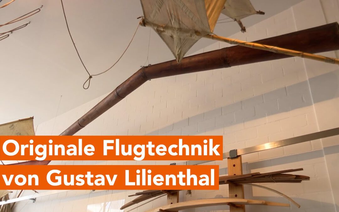 Originale Flugtechnik von Otto Lilienthals Bruder