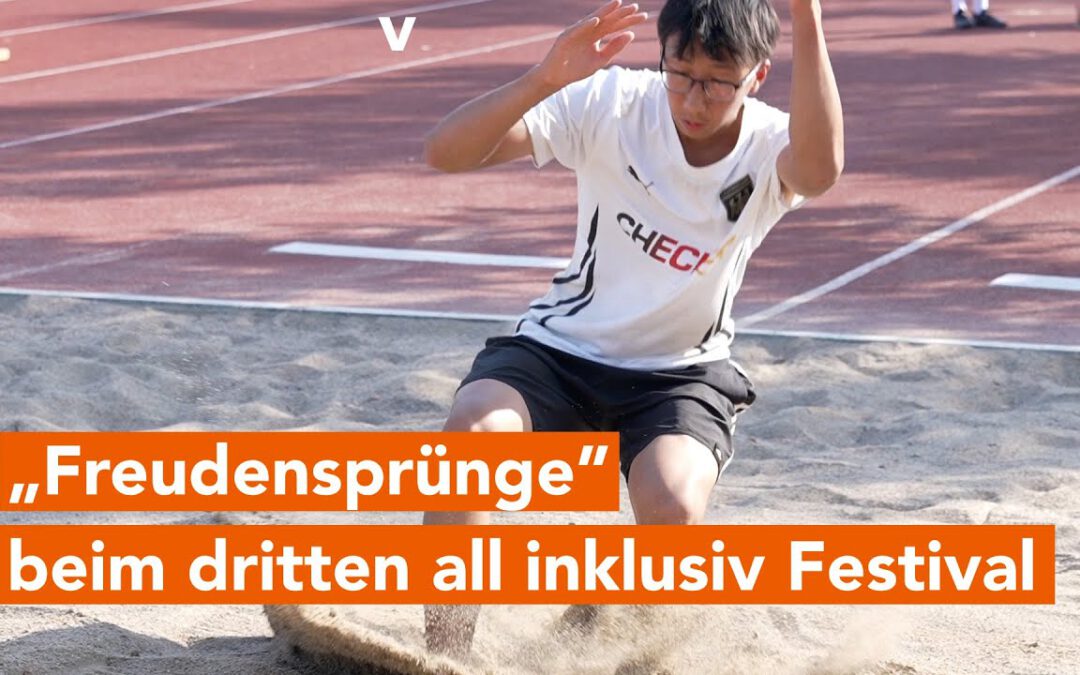 „Freudensprünge” zum Auftakt des dritten all inklusiv Festivals