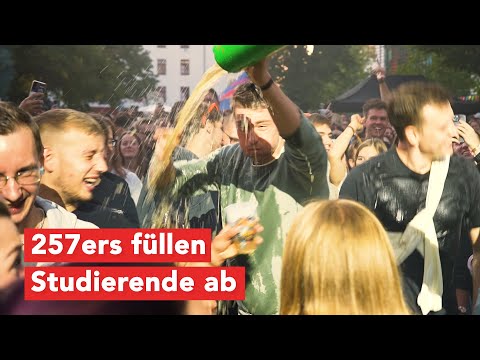 Festival Abriss auf dem Hochschulcampus