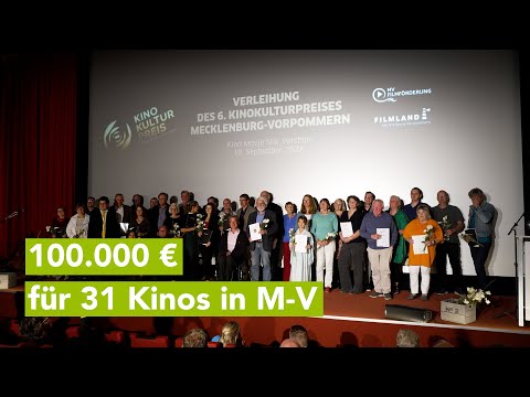 6. Kinokulturpreis Mecklenburg-Vorpommern