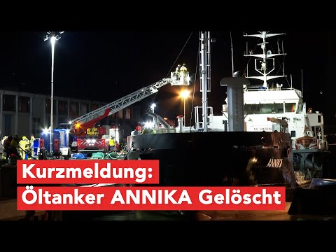 Öltanker ANNIKA endgültig gelöscht – Ursache unklar