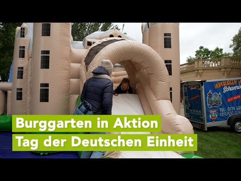 Tag der Deutschen Einheit: Kinderland im Burggarten vom Schloss Schwerin