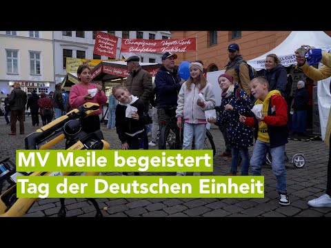 Tag der Deutschen Einheit: MV Meile kommt gut an