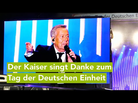 Tag der Deutschen Einheit: Roland Kaiser singt für tausende Gäste