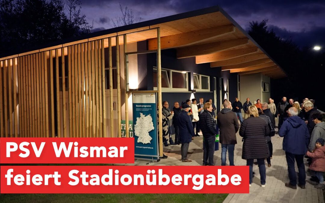 Gut für Wismar – feierliche Übergabe des HW-Leasing-Stadions