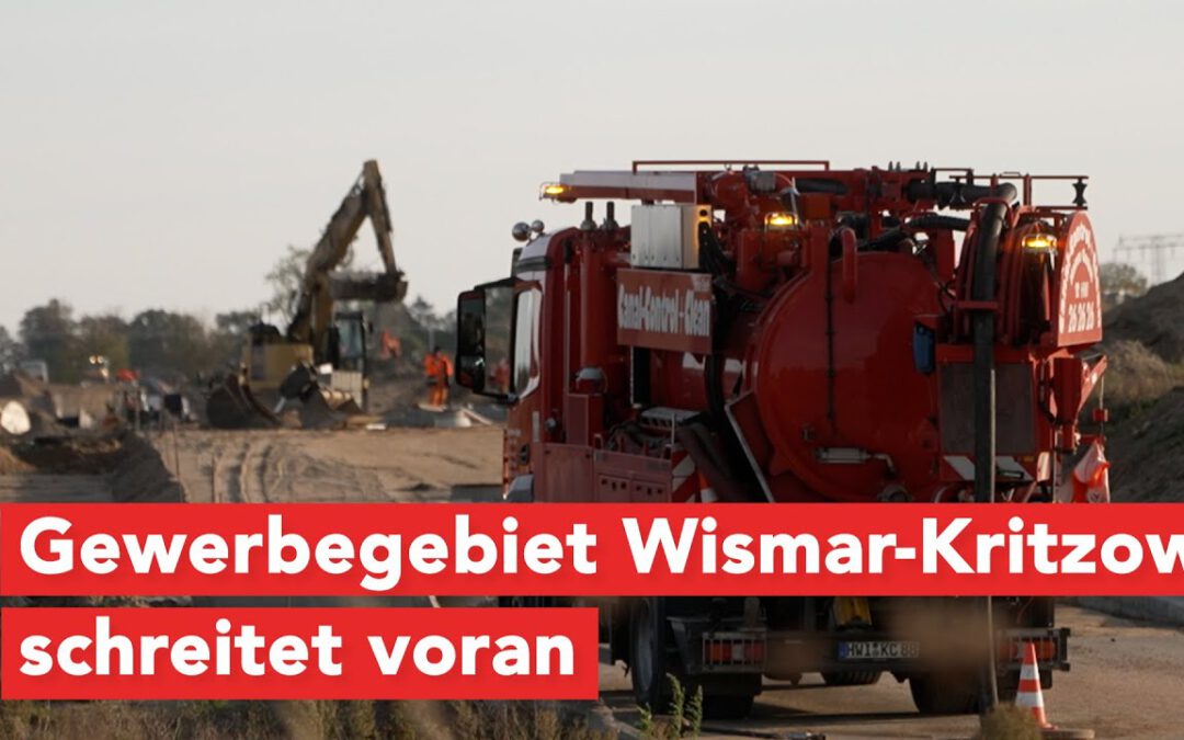 Entwicklung beim Großgewerbegebiet Wismar-Kritzow