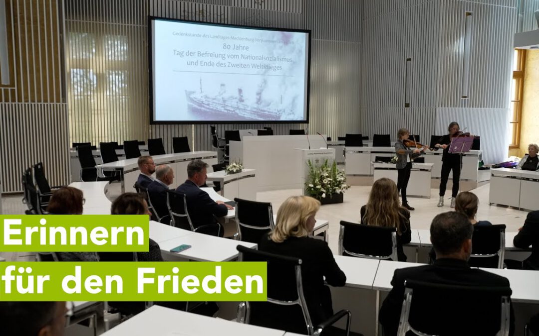 Erinnern für die Zukunft – Gedenkstunde im Landtag M-V