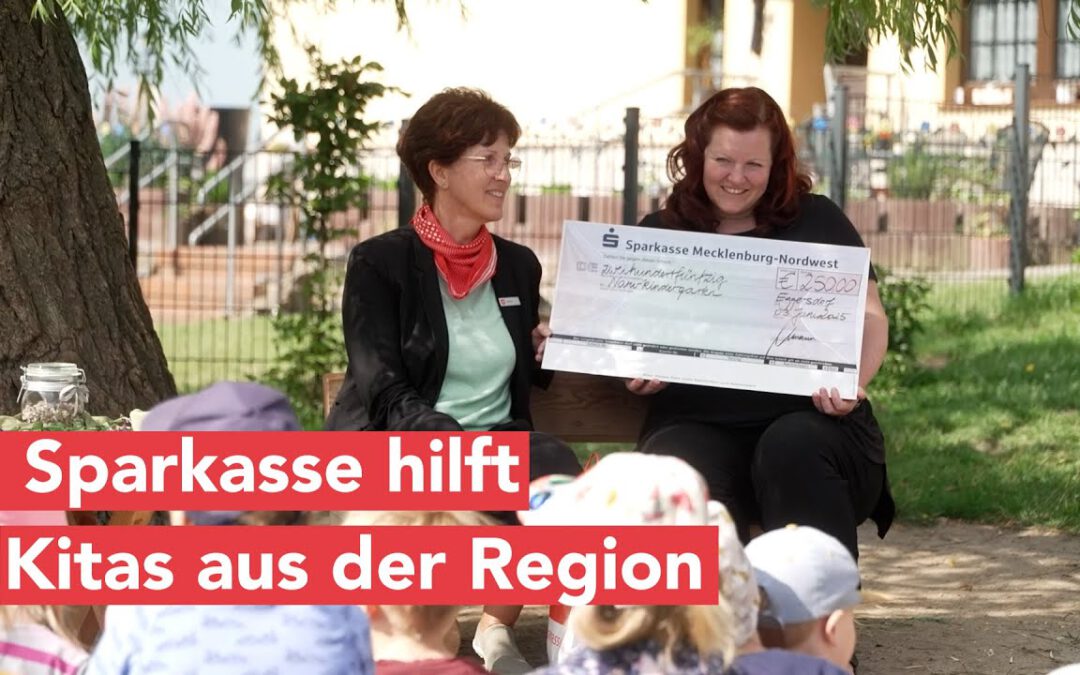 Sparkasse Mecklenburg-Nordwest unterstützt Kitas aus der Region