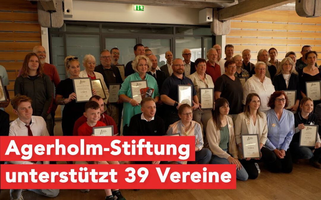 Agerholm-Stiftung stärkt Vereinsarbeit in Norddeutschland