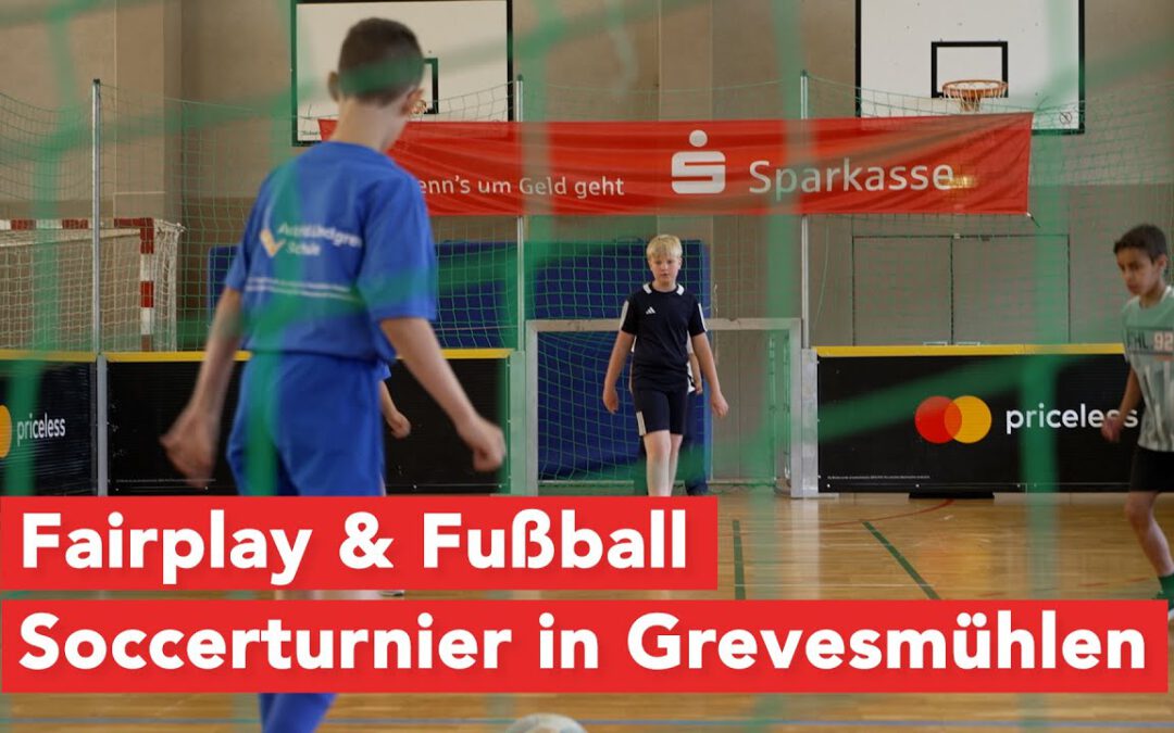 Die Sparkassen Fairplay Soccer Tour 2025 macht Halt in Grevesmühlen