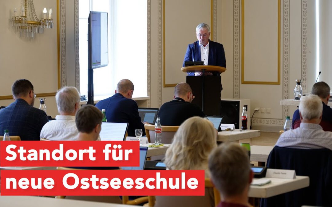 Wismarer Bürgerschaft ebnet Weg für Neubau der Ostseeschule