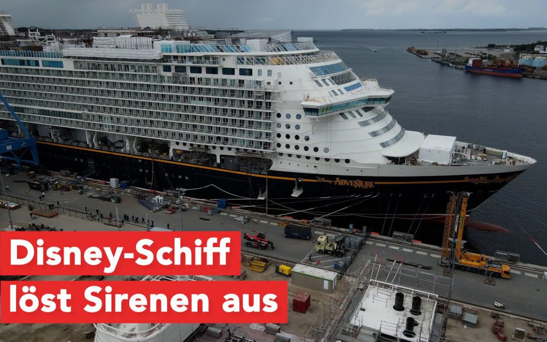 Alarm auf Kreuzfahrtschiff Disney Adventure in Wismar – Das steckt dahinter