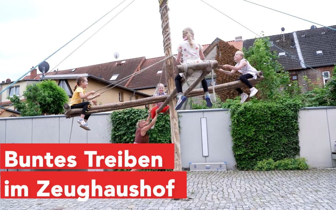 Jahrmarkt für Kinder im Wismarer Zeughaushof